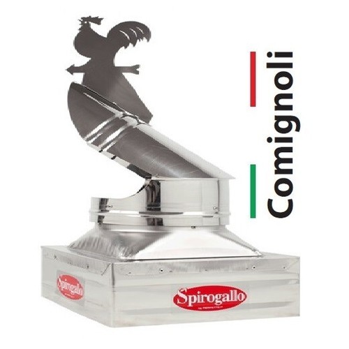 Comignolo spirogallo base - comignolo,